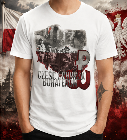 KOSZULKA PATRIOTYCZNI CZEŚĆ I CHWAŁA